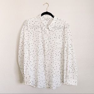 Anthropologie Skies Are Blue Star Blouse sz. L